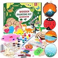 Algopix Similar Product 1 - LCIMG Wooden Crafts Kit for KidsThe