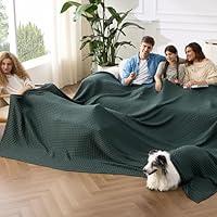 Algopix Similar Product 2 - Bedsure Cooling Cotton Waffle Oversized