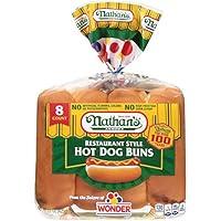 Algopix Similar Product 8 - Wonder Bread Nathan's Hot Dog Buns