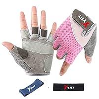 Algopix Similar Product 14 - YHT Workout Gloves Mens Gym Weight