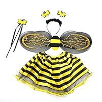 Algopix Similar Product 12 - Bee Costumes Fairy Costume Angle Girls