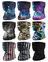 Algopix Similar Product 5 - 9 PCS Kids Face Mask Neck Gaiters