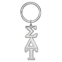 Algopix Similar Product 12 - Sterling Silver Sigma Delta Tau Key