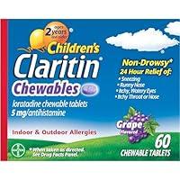 Algopix Similar Product 20 - Childrens Claritin Chewables 24 HR