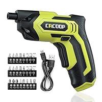 Algopix Similar Product 5 - CACOOP Cordless Electric Screwdriver4V