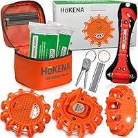 Algopix Similar Product 18 - HOKENA LED Road Flares 9 Piece Set