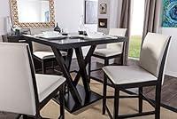 Algopix Similar Product 19 - Baxton Studio 5Piece Everdon Modern
