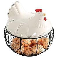 Algopix Similar Product 1 - MyGift Black Metal Mesh Wire Egg