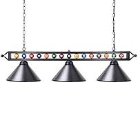 Algopix Similar Product 10 - Wellmet 3 Light Billiard Pool Table