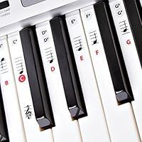 Algopix Similar Product 6 - Best Reusable Piano Key and Note