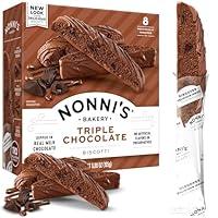 Algopix Similar Product 6 - Nonnis Triple Chocolate Biscotti
