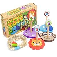 Algopix Similar Product 9 - Jungle Ring Toss Game IndoorOutdoor
