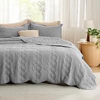 Algopix Similar Product 17 - Bedsure Twin Quilt Set  PreWashed