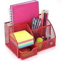Algopix Similar Product 18 - Mesh Desk Organizer 5 Compartments