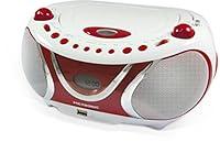 Algopix Similar Product 13 - Metronic CD  MP3 Radio Standard red