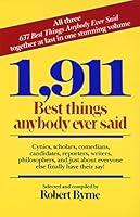 Algopix Similar Product 10 - 1911 Best Things Anybody Ever Said
