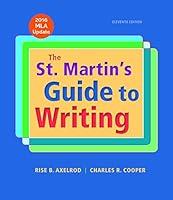 Algopix Similar Product 13 - The St Martins Guide to Writing with