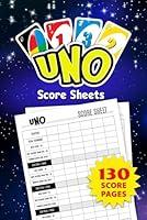 Algopix Similar Product 1 - Uno Score Sheets 130 Score Pads for