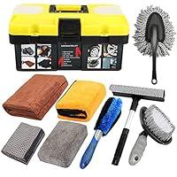 Algopix Similar Product 16 - Mofeez 9pcs Car Cleaning Tools Kit