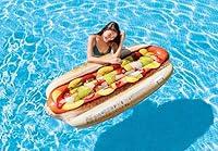 Algopix Similar Product 5 - Intex 71" Inflatable Hot Dog Mat Lounge