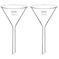 Algopix Similar Product 19 - StonyLab 2Pack Glass Heavy Wall Funnel