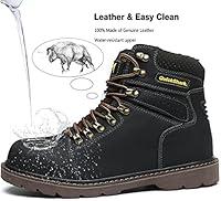 Algopix Similar Product 3 - Quickshark Mens Snow Boots Waterproof