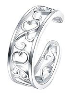 Algopix Similar Product 15 - BORUO 925 Sterling Silver Toe Ring