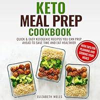 Algopix Similar Product 4 - Keto Meal Prep Cookbook Quick and Easy