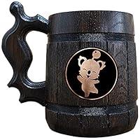 Algopix Similar Product 17 - Moogle Beer Mug 22 oz Personalized FF