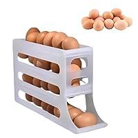 Algopix Similar Product 20 - 4 Tiers Egg Holder for Fridge 2024 New