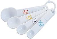 Algopix Similar Product 2 - Measuring Spoons Wht 4pc