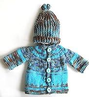 Algopix Similar Product 20 - KSS Handmade Knit AquaBrown Unisex