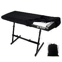 Algopix Similar Product 11 - Piano Keyboard Dust Cover 61 Keys