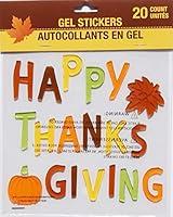Algopix Similar Product 18 - Autumn Fall Themed Gel Cling Set 