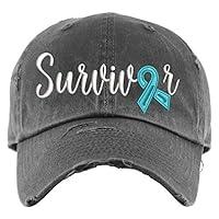 Algopix Similar Product 6 - Cancer Survivor Hat  Custom Cancer