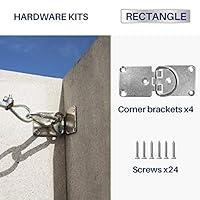 Algopix Similar Product 5 - Windscreen4less Sun Shade Sail Hardware