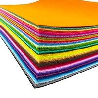 Algopix Similar Product 2 - 48pcs Felt Fabric Sheet Assorted Color
