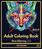 Algopix Similar Product 12 - Stress Relieving Cats Adult Coloring