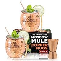 Algopix Similar Product 18 - Benicci Moscow Mule Copper Mugs  Set