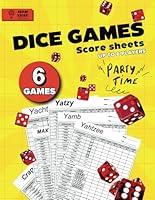 Algopix Similar Product 6 - Dice Games Score Sheets 6 Activities