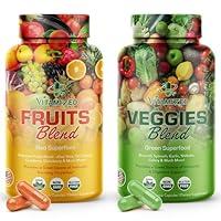 Algopix Similar Product 17 - Fruit  Vegetable Whole Food Supplement