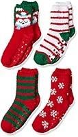 Algopix Similar Product 10 - Amazon Essentials Girls 4Pack Slipper