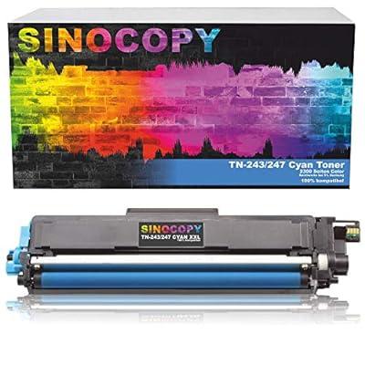 Best Deal for SinoCopy® XL Toner Cyan Compatible with Brother TN