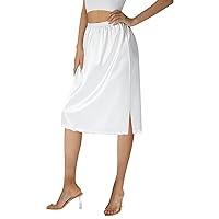 Algopix Similar Product 3 - Gaono Womens Satin Half Slips for