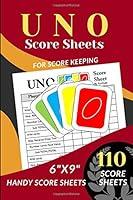Algopix Similar Product 19 - UNO Score Sheets 110 Handy Score