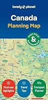 Algopix Similar Product 3 - Lonely Planet Canada Planning Map