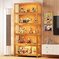 Algopix Similar Product 10 - 5Tier Curio Display Cabinet Storage