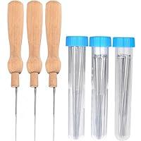 Algopix Similar Product 11 - eBoot 60 Pieces 3 Sizes Felting Needles