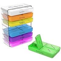 Algopix Similar Product 3 - Daily Pill Organizer 7 Day Weekly