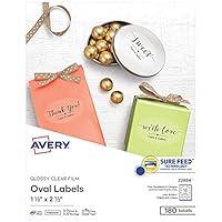 Algopix Similar Product 9 - Avery Printable Blank Oval Labels 15